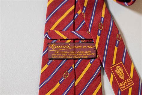 red vintage gucci tie|vintage Gucci tie 1970s.